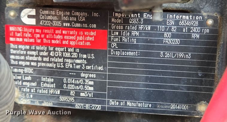 image for item DT5370 2012 JLG 10054 telehandler