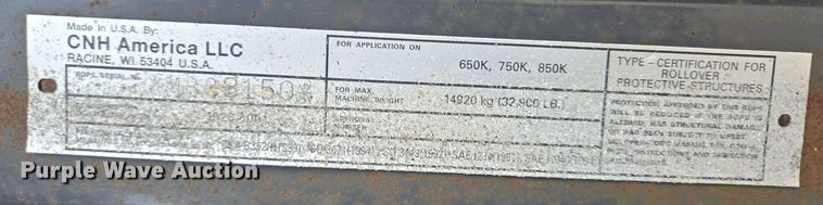 image for item DT5420 2007 Case 850K LGP dozer