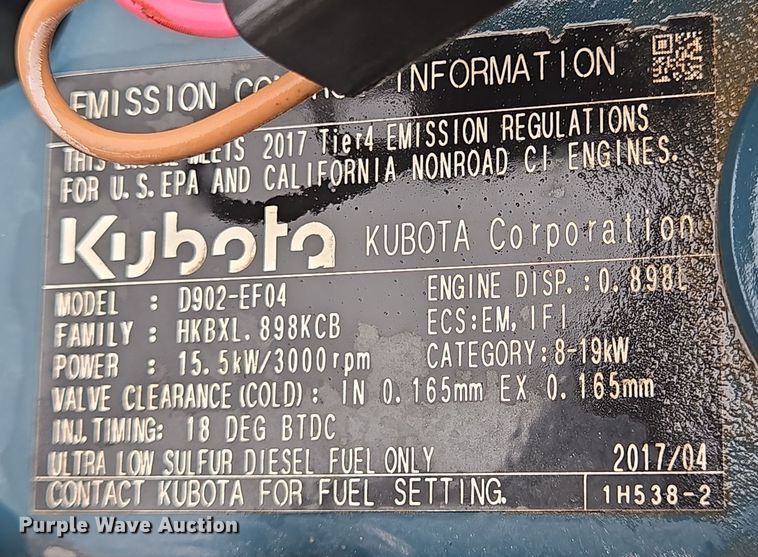 image for item DT5422 2017 Wacker Neuson RTSC3 trench compactor