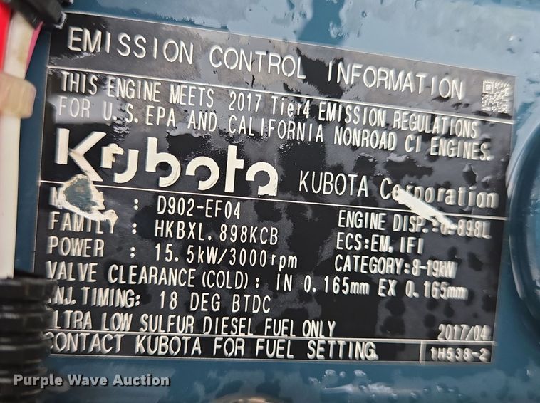 image for item DT5426 2017 Wacker Neuson RTSC3 trench compactor