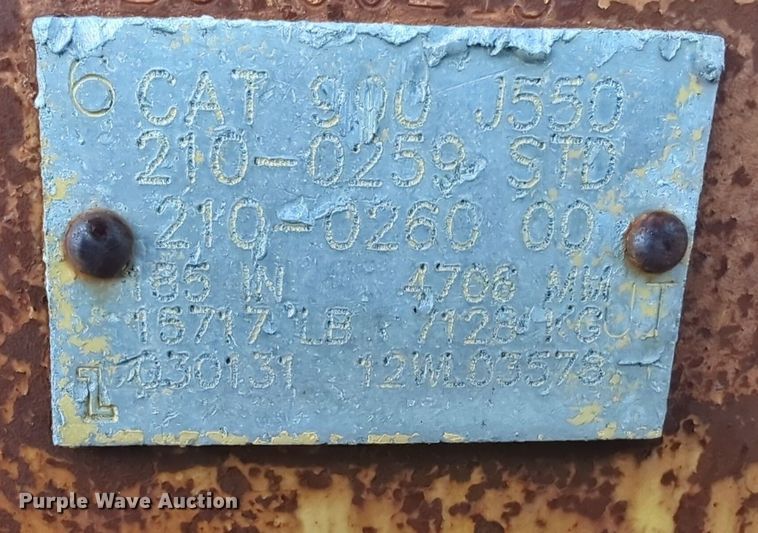 image for item DT6580 Caterpillar 990 Series wheel loader bucket