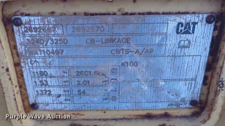 image for item DT6590 Caterpillar 325D excavator bucket