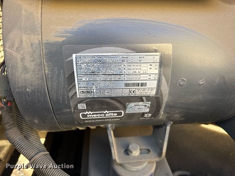 image for item DU3277 2019 Harrington Generators International  generator