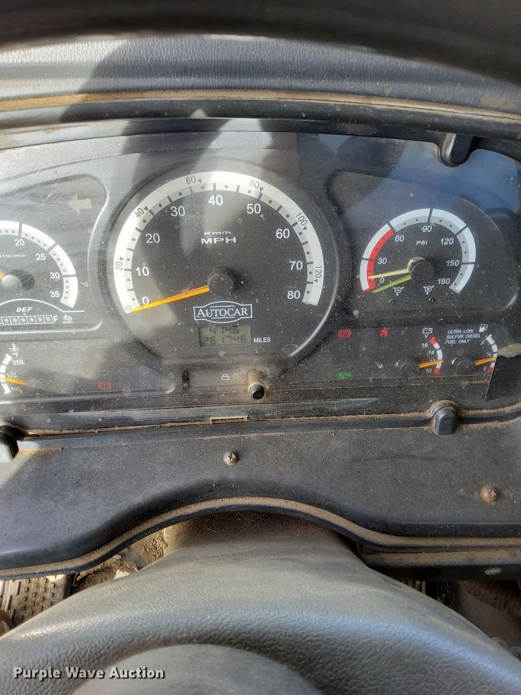 image for item DU3280 2012 Autocar street sweeper truck