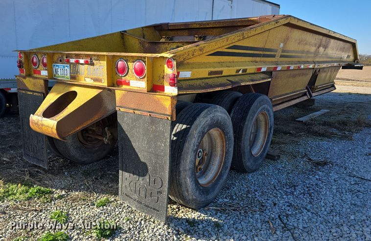 image for item DV0038 1979 Load King 2030 bottom dump trailer