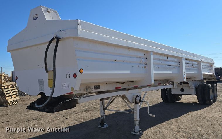 image for item DV0093 1999 Lufkin ULDII-38 end dump trailer