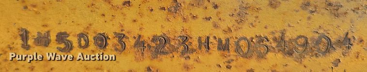 image for item DV0094 1987 Fruehauf end dump trailer