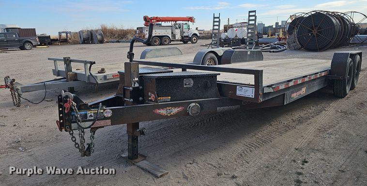 image for item DV0162 2020 H&H Trailers H8224EXL-140 tilt deck equipment trailer
