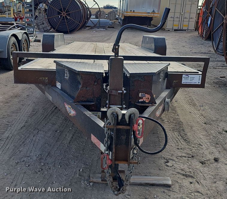 image for item DV0162 2020 H&H Trailers H8224EXL-140 tilt deck equipment trailer