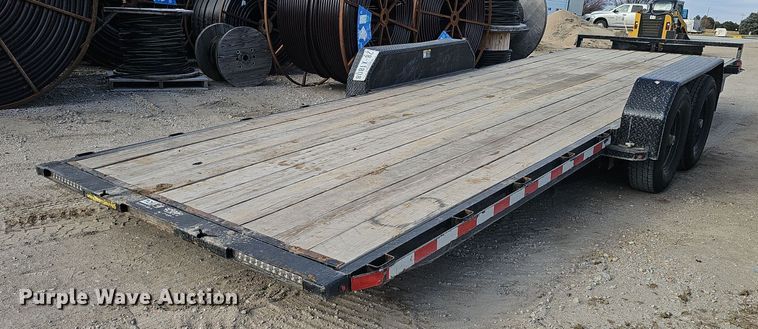 image for item DV0162 2020 H&H Trailers H8224EXL-140 tilt deck equipment trailer