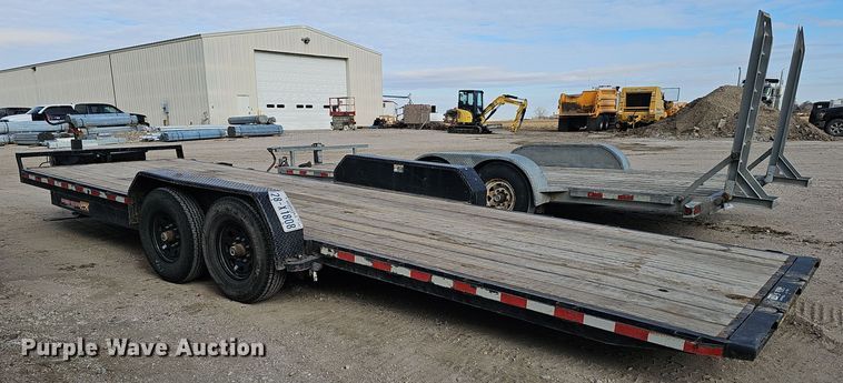 image for item DV0162 2020 H&H Trailers H8224EXL-140 tilt deck equipment trailer