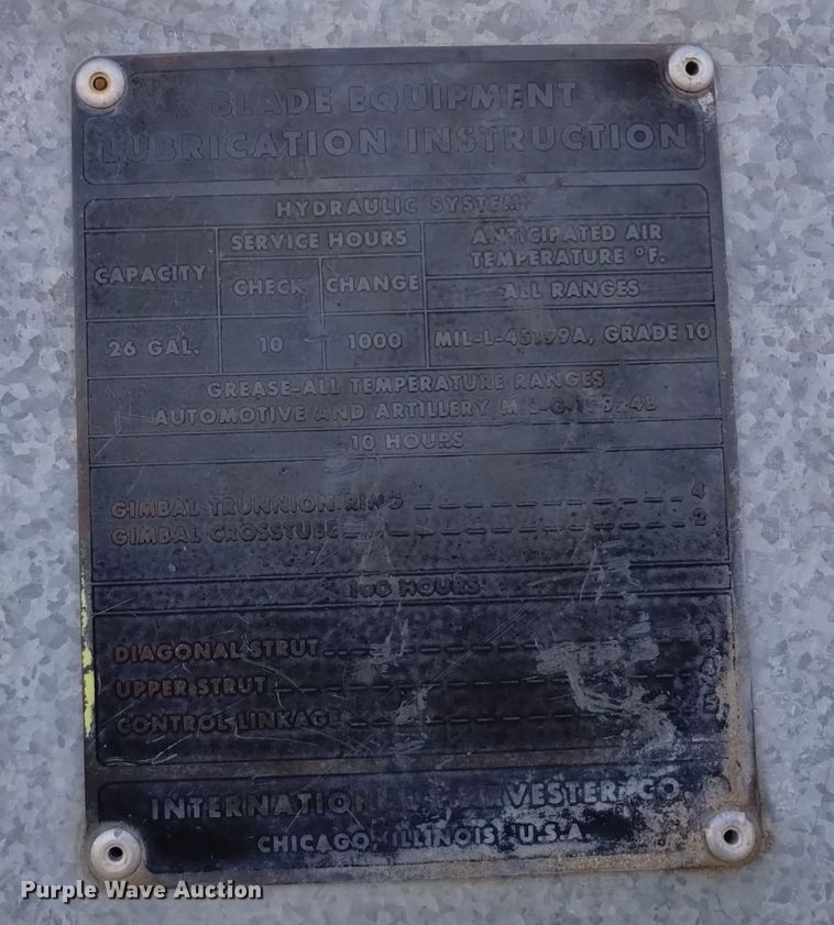 image for item DV6587 1970 International Harvester TD 20B dozer