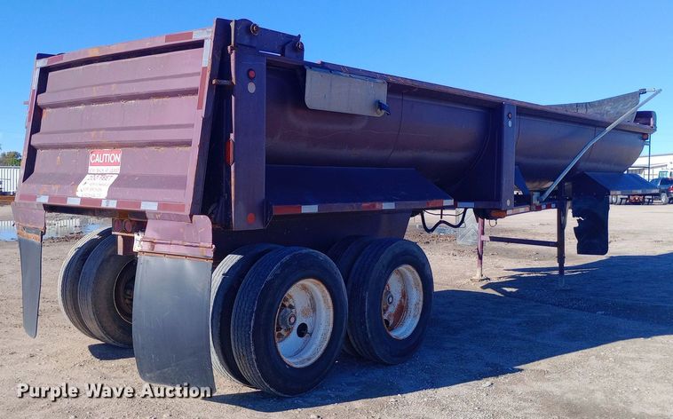 image for item DW0906 2000 Western end dump trailer