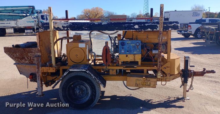 image for item DW0907 Morgen concrete pump trailer