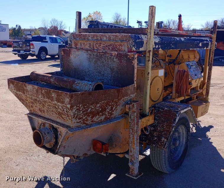 image for item DW0907 Morgen concrete pump trailer