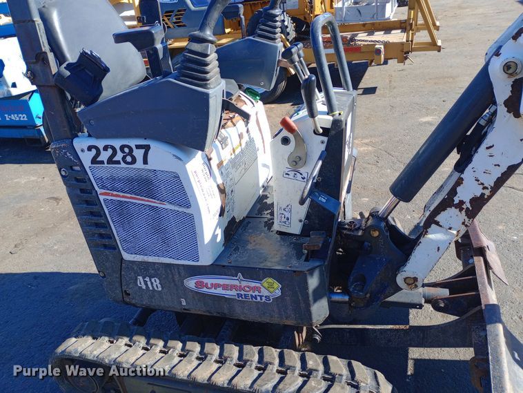 image for item DW0911 2017 Bobcat 418 mini excavator
