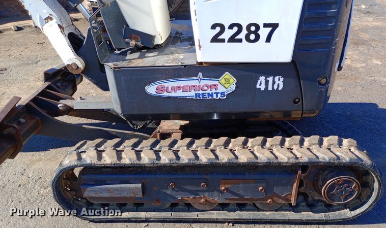 image for item DW0911 2017 Bobcat 418 mini excavator
