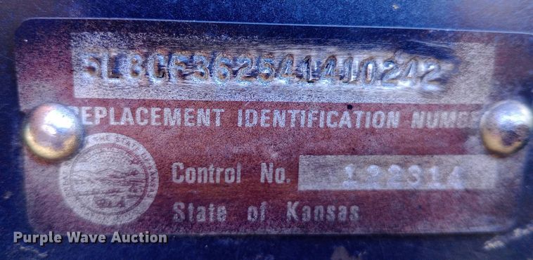 image for item DW0926 2004 Load-Max equipment trailer