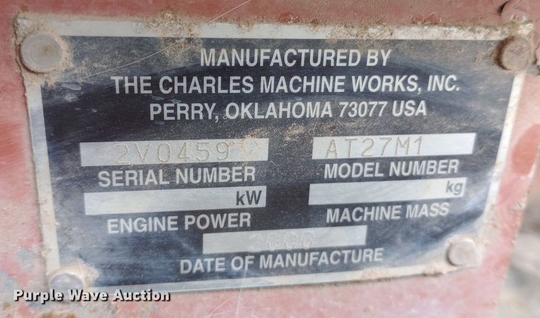 image for item DW0973 2000 Ditch Witch JT2720 directional boring unit