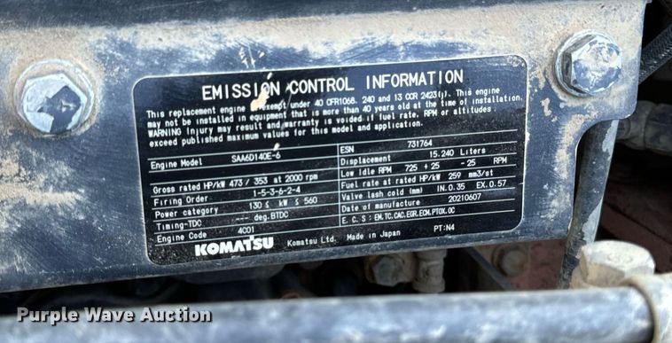 image for item DW2416 2013 Komatsu HM400-3 articulated haul truck