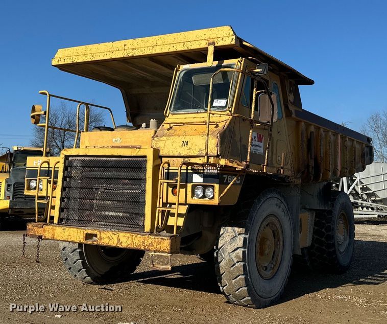image for item DW2421 1986 Caterpillar 769C haul truck