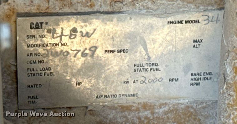 image for item DW2421 1986 Caterpillar 769C haul truck