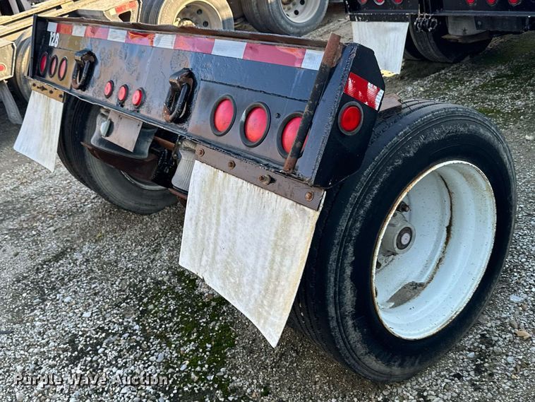 image for item DW2426 1995 Trail King Lowboy equipment trailer