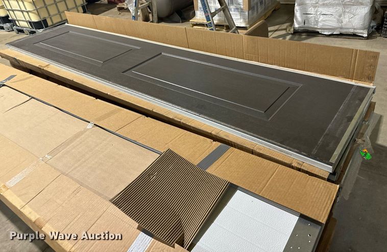 image for item DX3807 (24) 10' x 2' garage door panels 