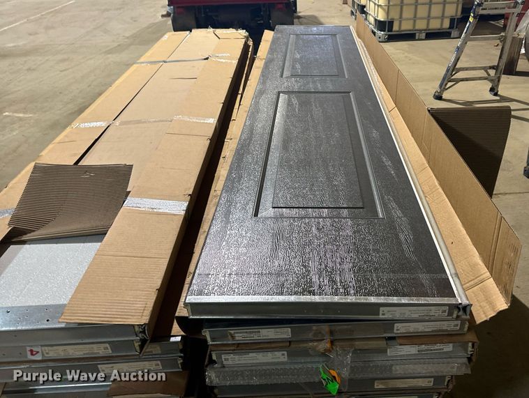 image for item DX3807 (24) 10' x 2' garage door panels 