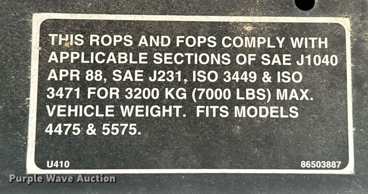 image for item DX3818 1995 John Deere 4475 skid steer loader