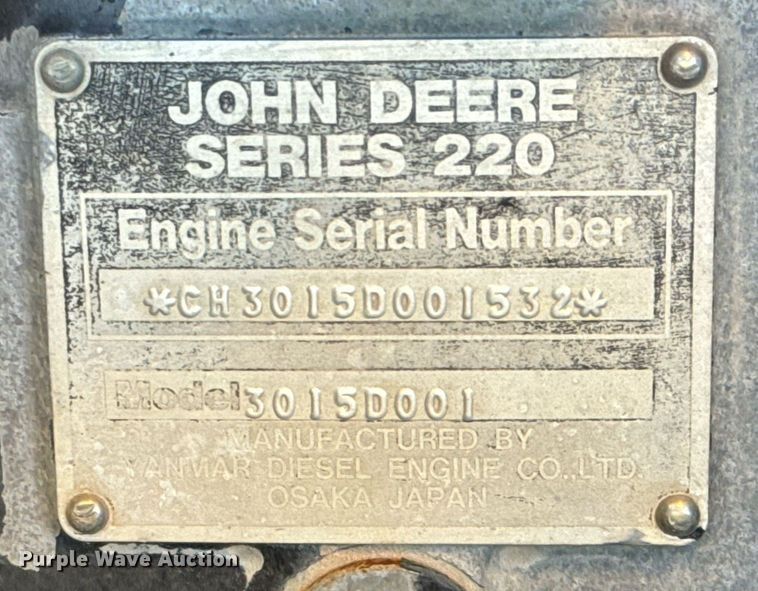 image for item DX3818 1995 John Deere 4475 skid steer loader