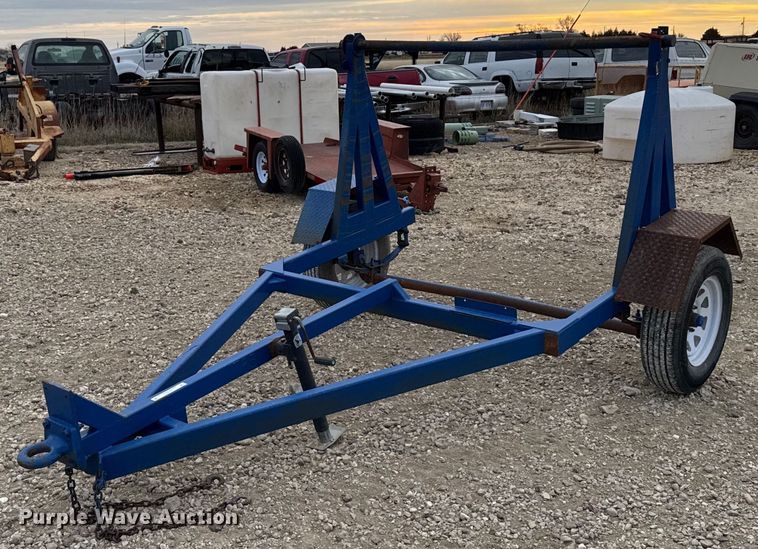 image for item DX3913 Shop built reel trailer