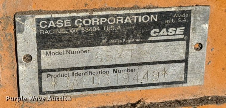 image for item DX3921 2001 Case 85XT skid steer loader