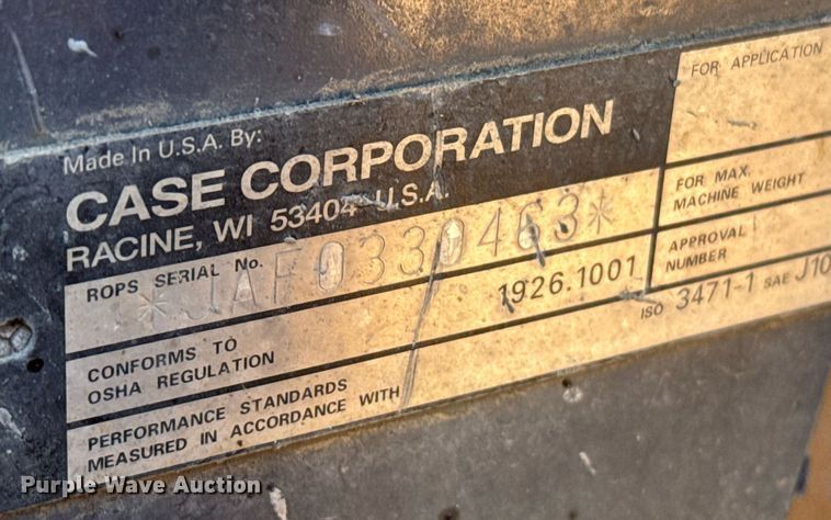 image for item DX3921 2001 Case 85XT skid steer loader