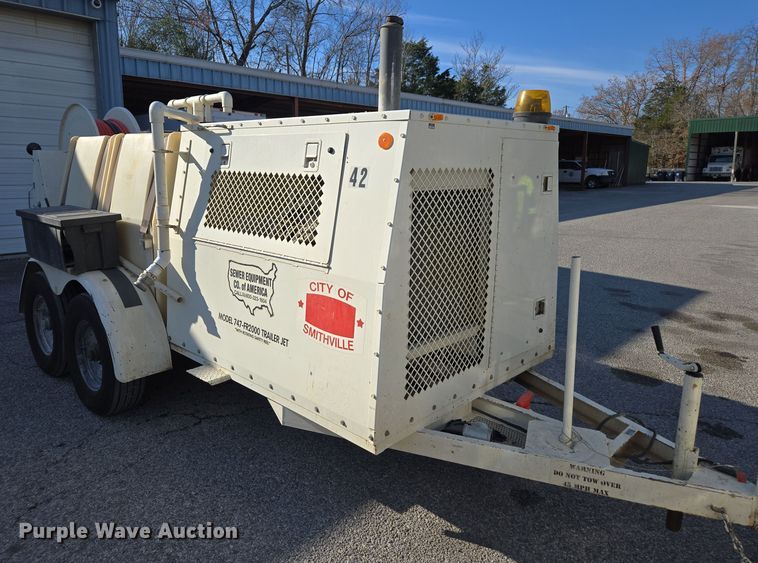 image for item EE7968 2001 Sewer Equipment sewer jetter trailer
