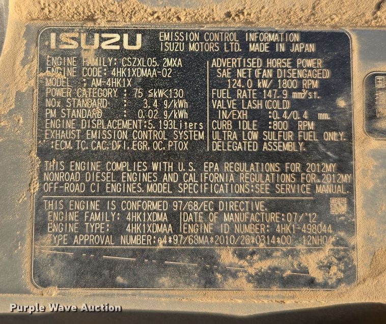 image for item EE7969 2013 Link-Belt 210 X3 excavator