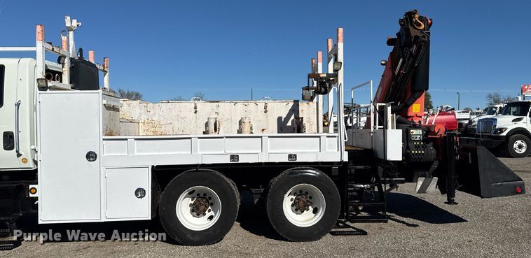 image for item EG2277 2008 International 7500 Crew Cab crane truck
