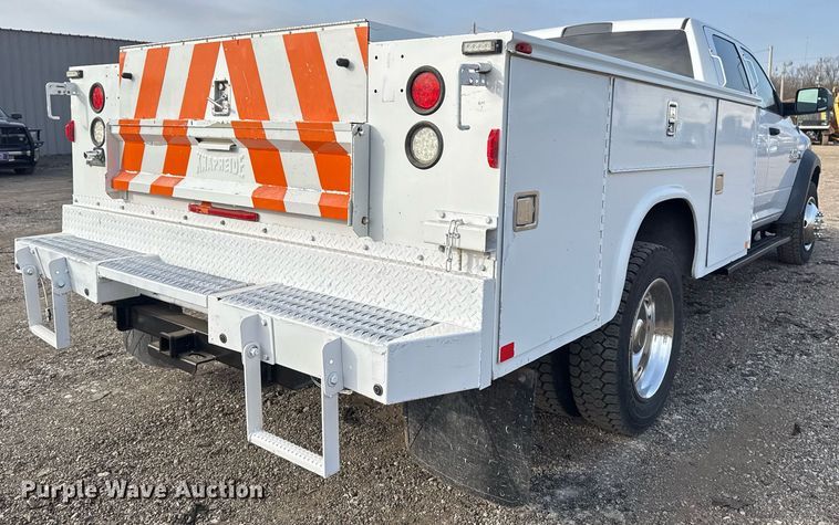 image for item EG2320 2014 Dodge Ram 4500HD Crew Cab utility / service truck