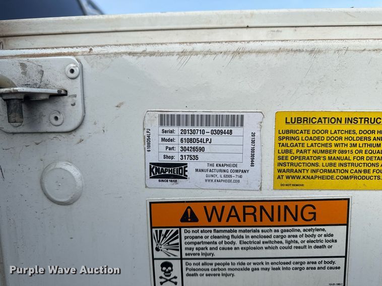 image for item EG2320 2014 Dodge Ram 4500HD Crew Cab utility / service truck