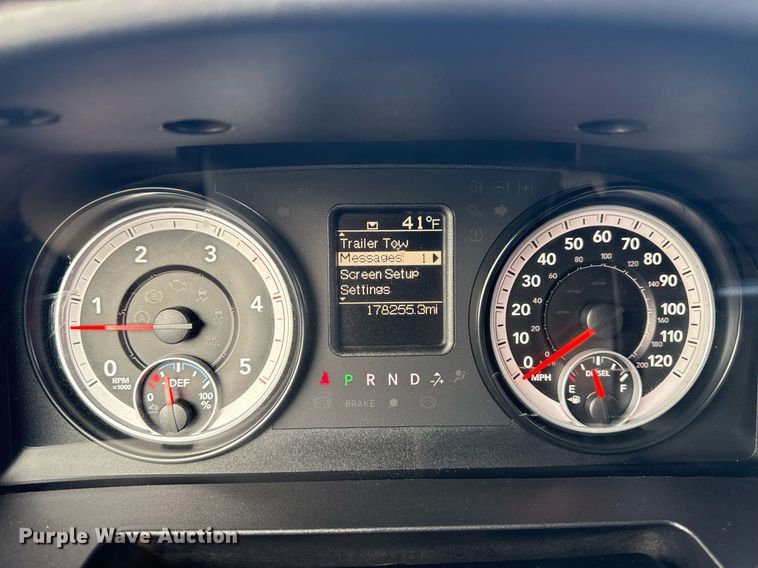 image for item EG2320 2014 Dodge Ram 4500HD Crew Cab utility / service truck