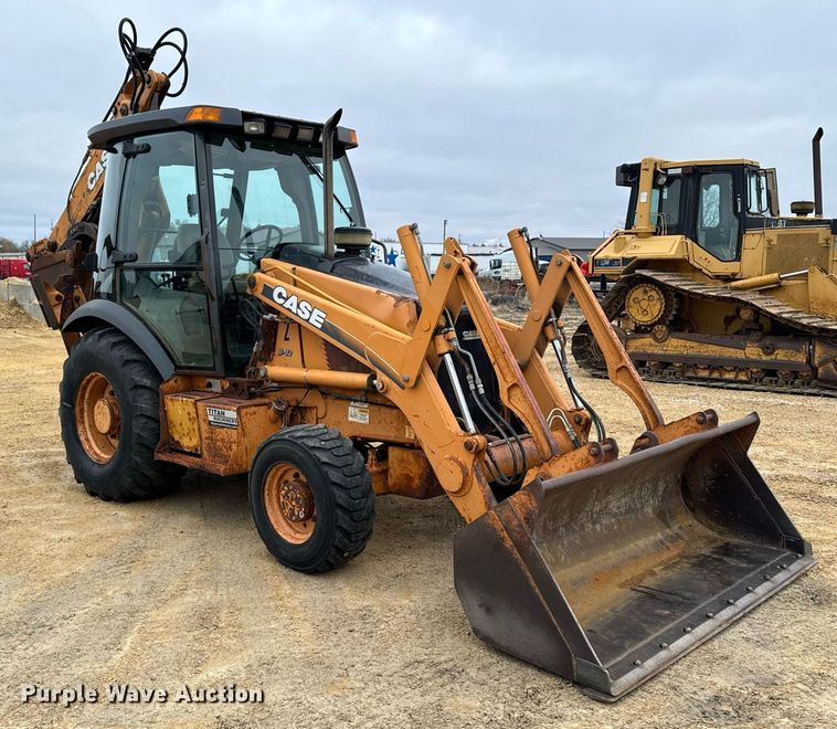 image for item EG7012 2001 Case 580 Super M backhoe