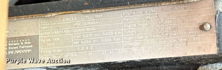 image for item EG7012 2001 Case 580 Super M backhoe