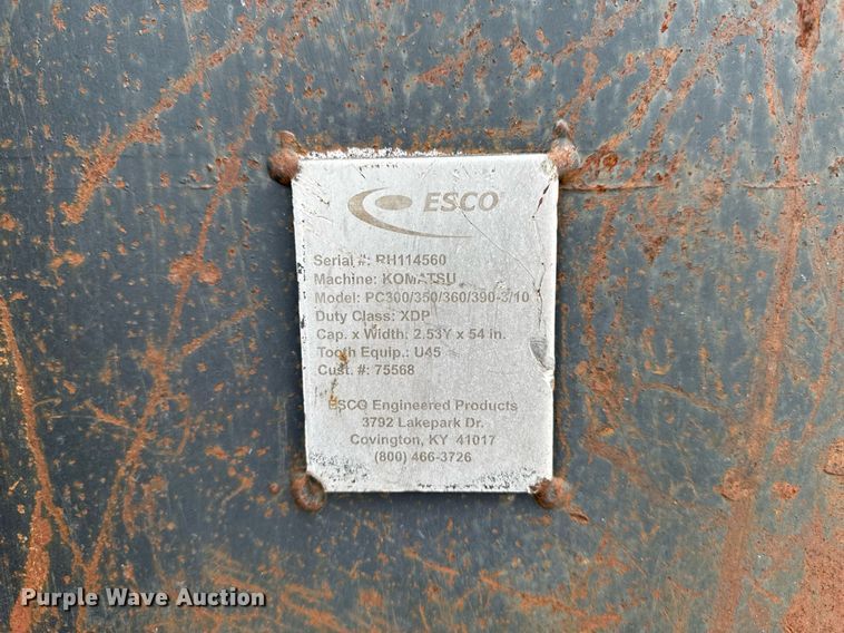 image for item EG7020 Esco excavator bucket