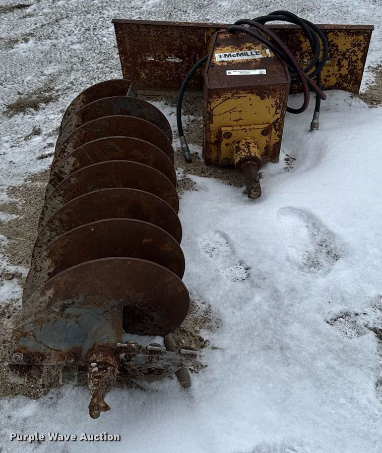 image for item EG7029 McMillen C1820H2 skid steer auger