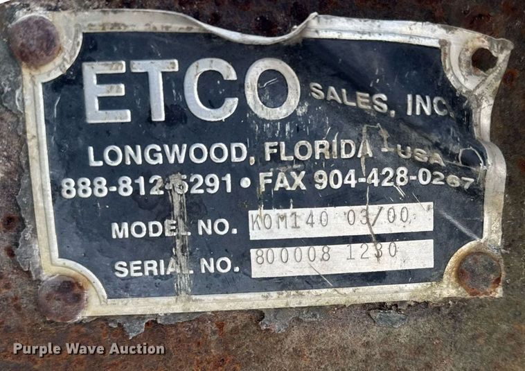 image for item EG7034 Excavator attachments