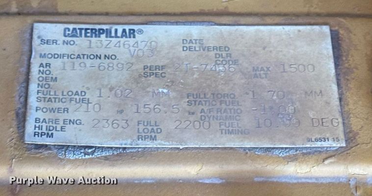 image for item EG7051 2000 Caterpillar 973 track loader