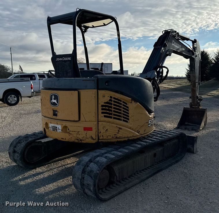 image for item EG7060 2007 John deere 50D mini excavator