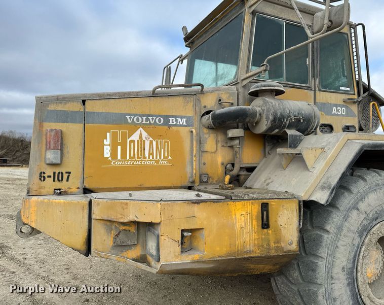 image for item EG7068 1994 Volvo A30 articulated haul truck