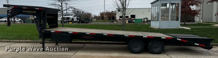 image for item EH7349 2015 Maxwell drop deck equipment trailer