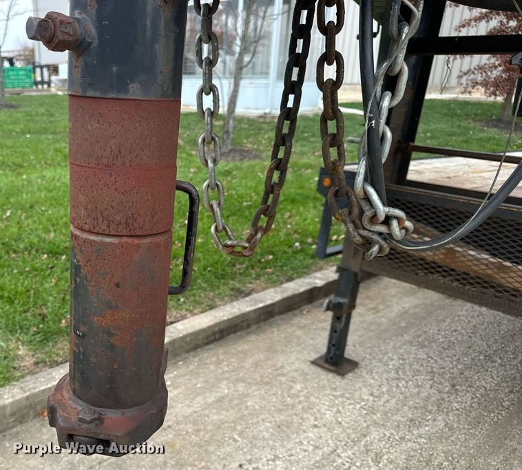 image for item EH7349 2015 Maxwell drop deck equipment trailer